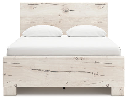 Lawroy Queen Panel Bed with Storage, Dresser and Mirror
