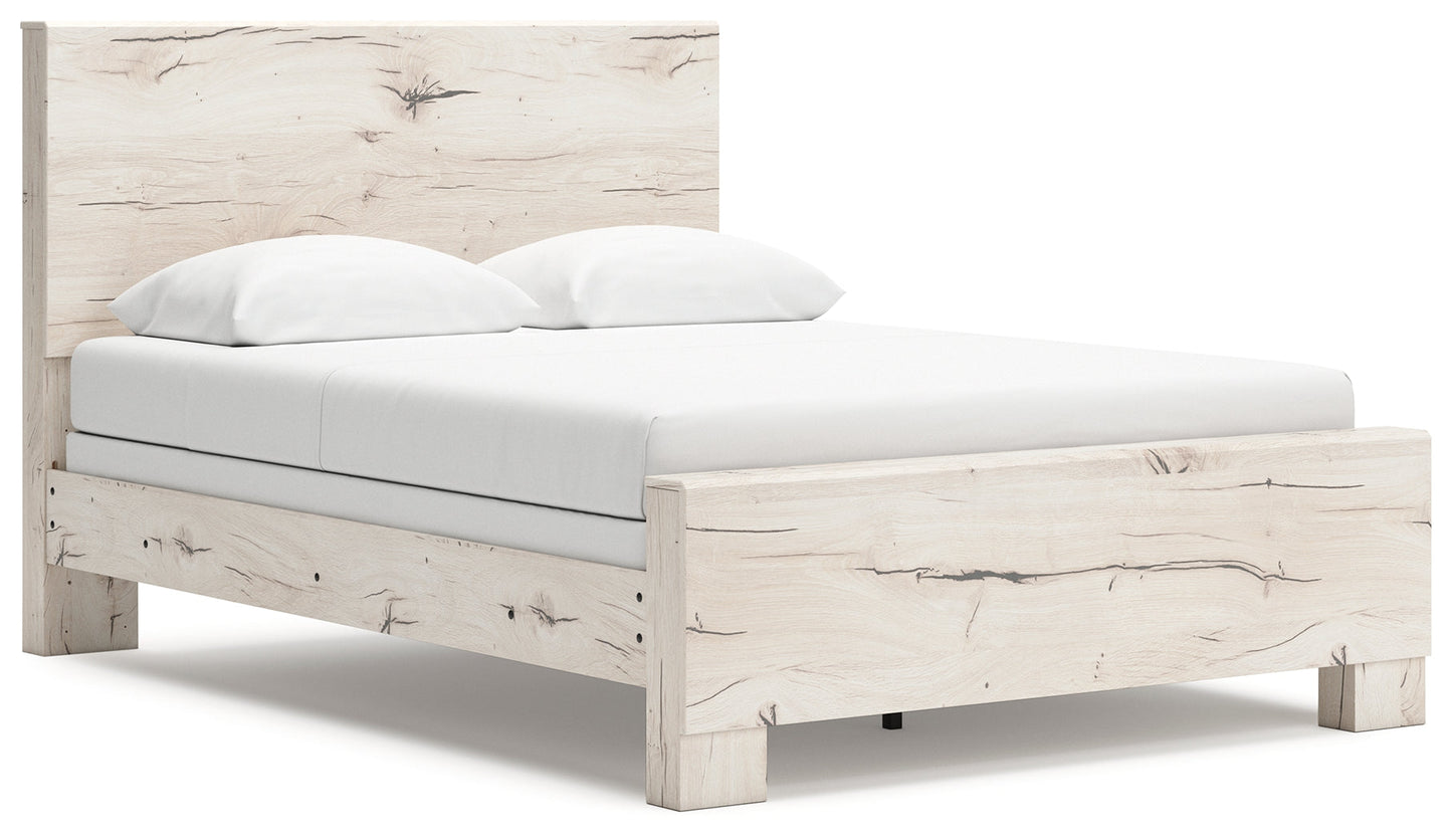 Lawroy Queen Panel Bed, Dresser and Mirror
