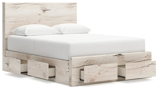 Lawroy Queen Panel Storage Bed, Dresser and Mirror