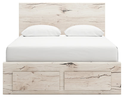 Lawroy Queen Storage Bed, 2 Dressers, Mirror and 2 Nightstands