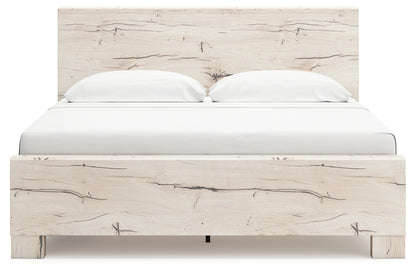 Lawroy King Panel Bed with Storage, Dresser and Mirror