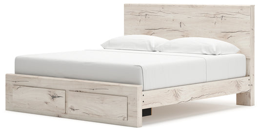 Lawroy King Panel Storage Bed, Dresser and Mirror