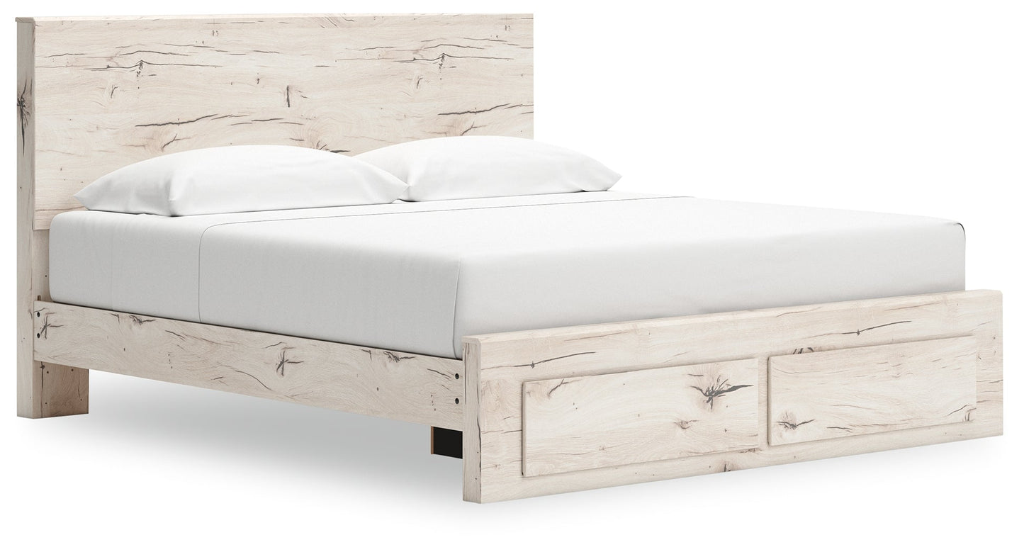 Lawroy King Panel Storage Bed, Dresser and Mirror