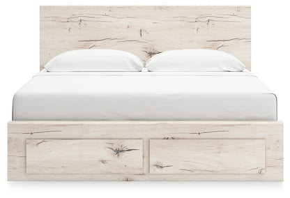 Lawroy King Panel Storage Bed, Dresser and Mirror