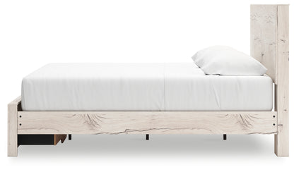 Lawroy King Panel Storage Bed, Dresser and Mirror