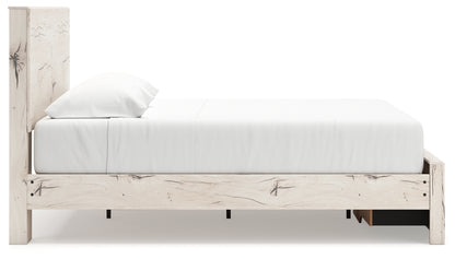 Lawroy King Panel Storage Bed, Dresser and Mirror