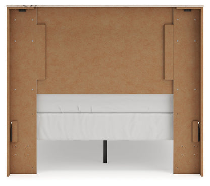 Lawroy Full Panel Bed, Dresser and Mirror