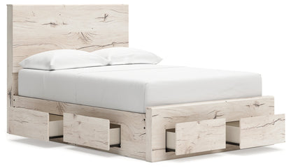 Lawroy Full Panel Storage Bed, Dresser and Mirror