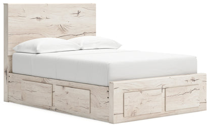 Lawroy Full Panel Storage Bed, Dresser and Mirror