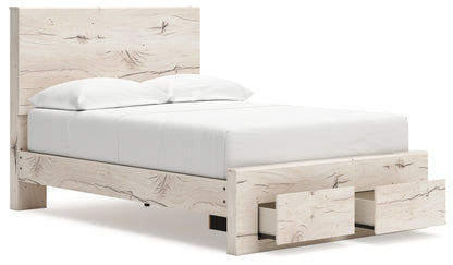 Lawroy Full Panel Storage Bed, Dresser and Mirror