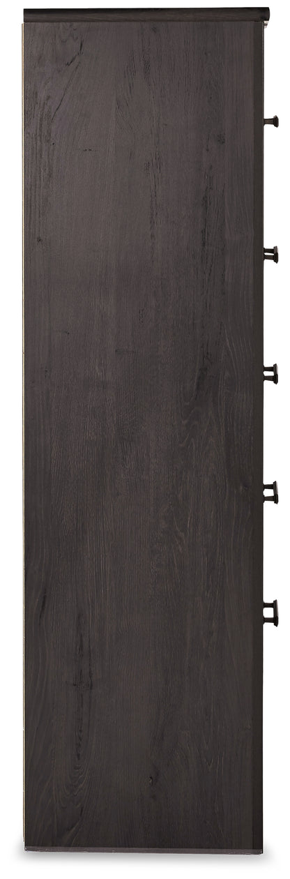 Brinxton Queen Panel Bed, Dresser, Mirror, Chest and 2 Nightstands