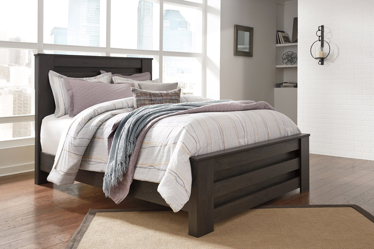 Brinxton Queen Panel Bed, Chest and Nightstand