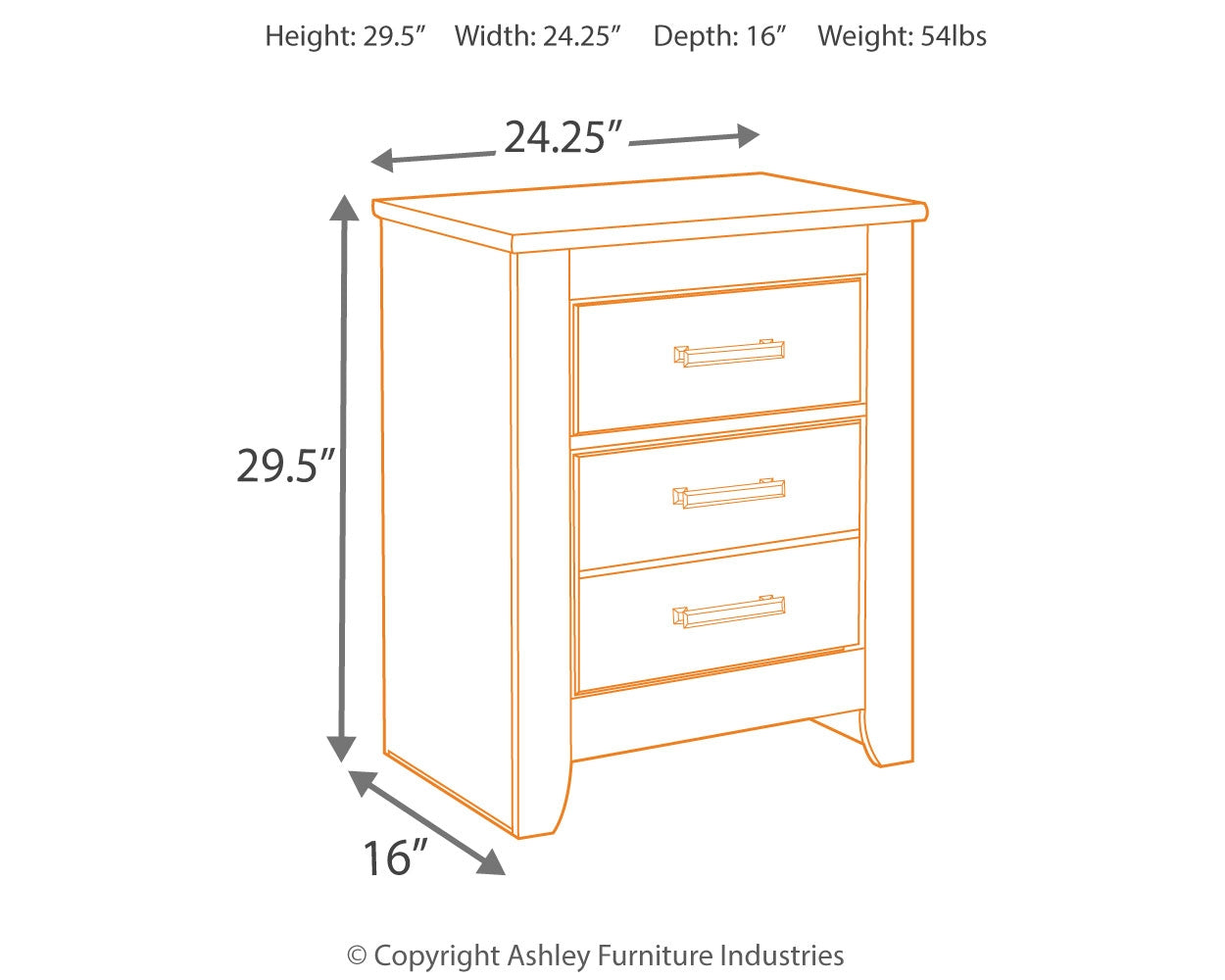 Brinxton King Panel Bed, Dresser, Mirror and Nightstand