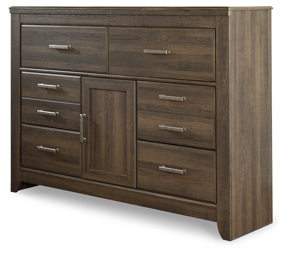 Juararo King Poster Bed, Dresser, Mirror, Chest and Nightstand