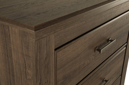 Juararo King Poster Bed, Dresser, Mirror and Chest