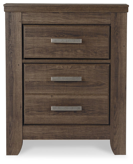 Juararo King Panel Bed and 2 Nightstands