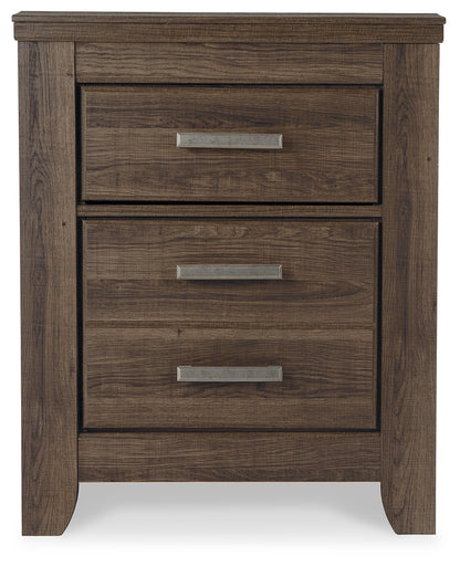 Juararo California King Panel Bed, Dresser, Chest and Nightstand
