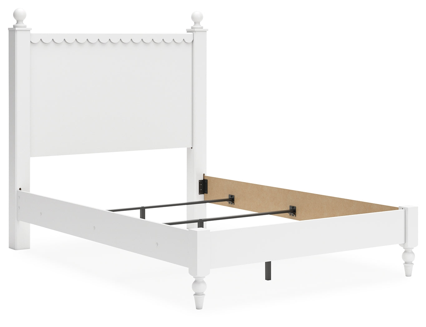 Mollviney Full Panel Bed, Dresser and Mirror