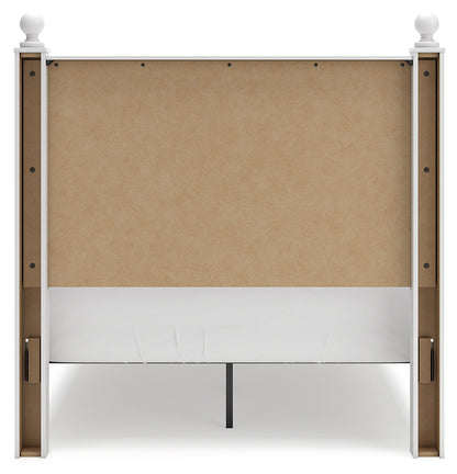 Mollviney Full Panel Bed, Dresser and Mirror
