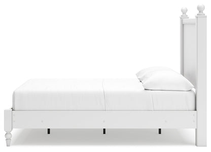 Mollviney Full Panel Bed, Dresser and Mirror