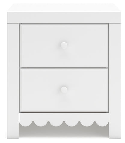 Mollviney Full Panel Storage Bed, Dresser and Nightstand