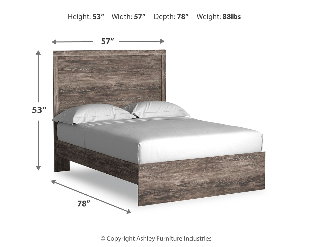 Ralinksi Full Panel Bed