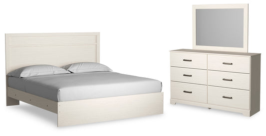 Stelsie King Panel Bed, Dresser and Mirror