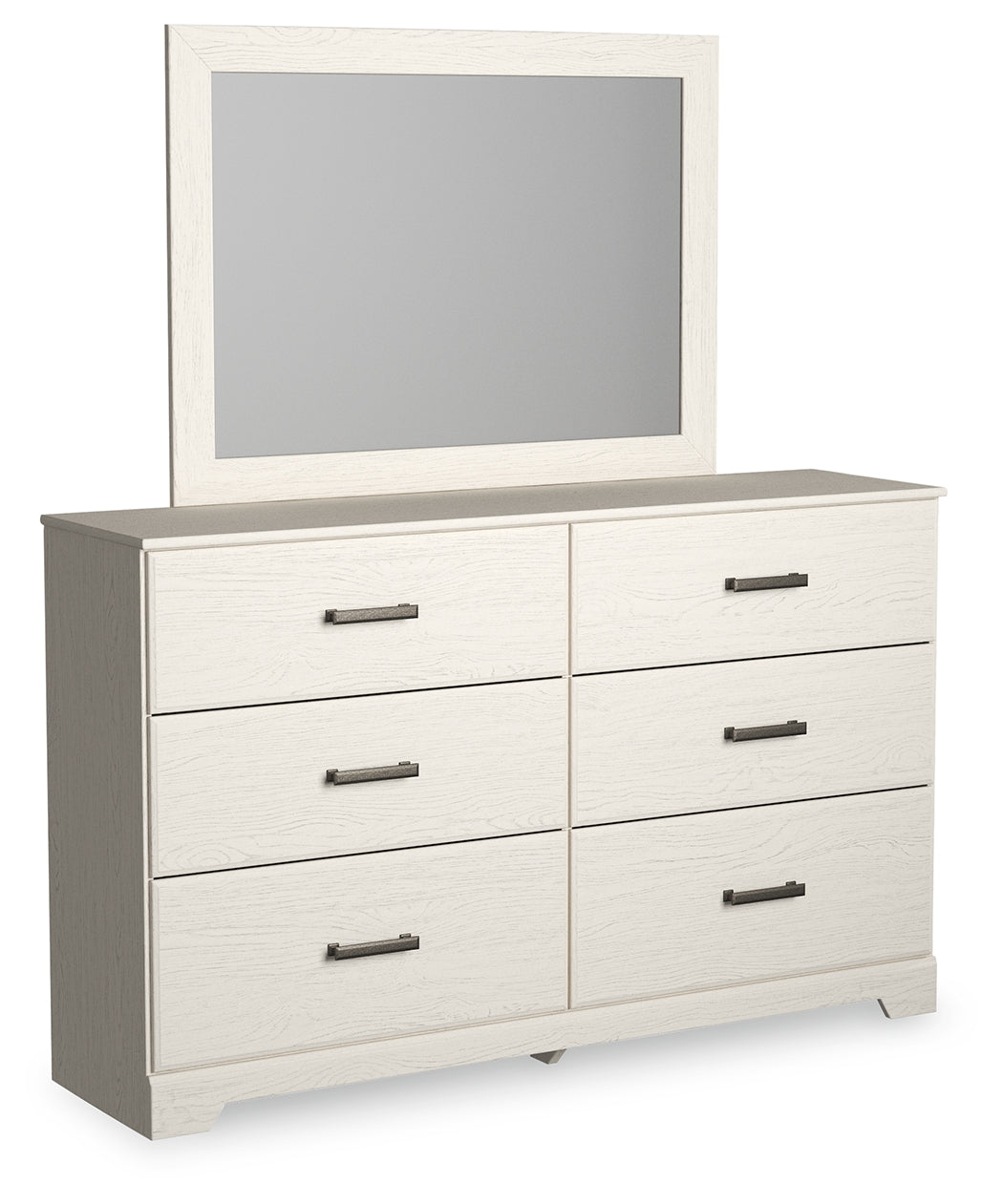 Stelsie King Panel Bed with Dresser, Mirror and Nightstand
