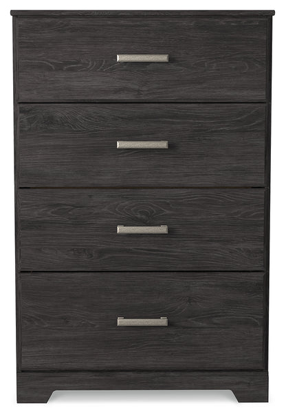 Belachime Queen Panel Bed, Dresser, Mirror, Chest and Nightstand