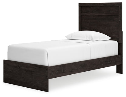 Belachime Twin Panel Bed, Dresser and Mirror