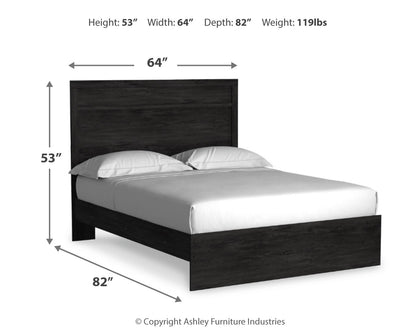 Belachime Queen Panel Bed, Dresser and Mirror