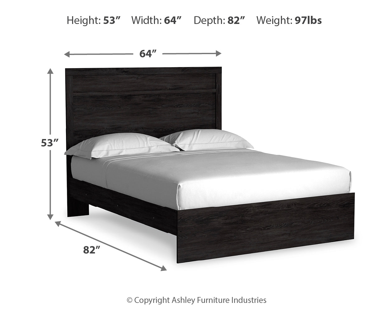Belachime Queen Panel Bed, Dresser and Mirror