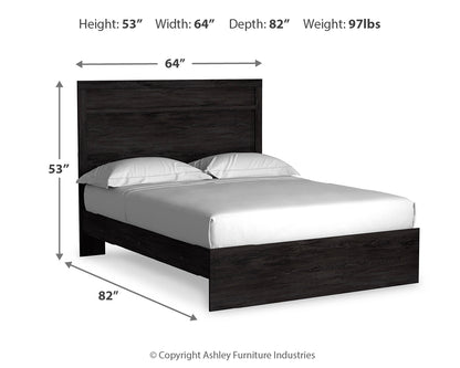 Belachime Queen Panel Bed, Dresser and Mirror
