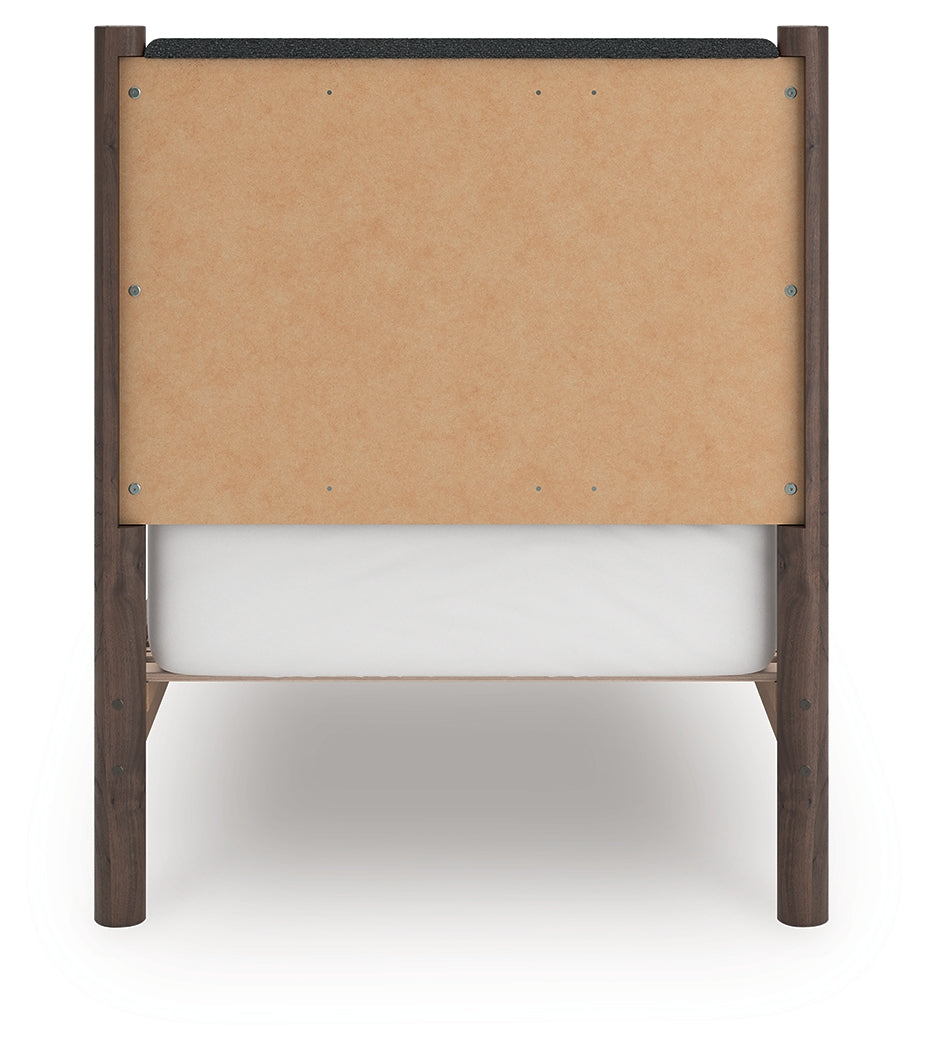 Pamytta Twin Upholstered Panel Platform Bed