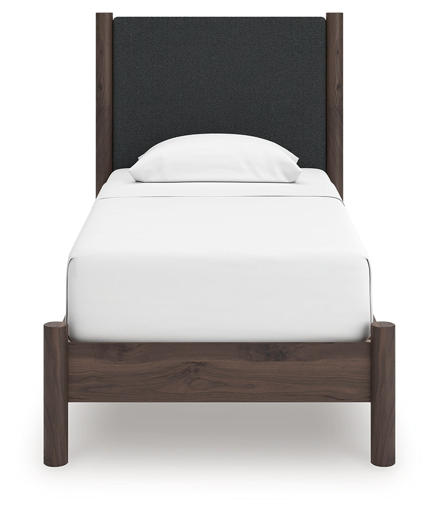 Pamytta Twin Upholstered Panel Platform Bed