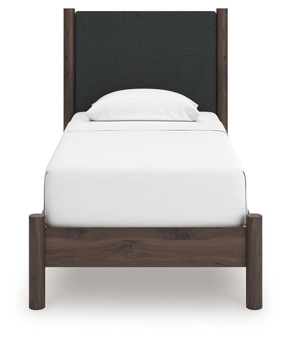 Pamytta Twin Upholstered Panel Platform Bed