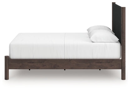 Pamytta Queen Upholstered Panel Platform Bed