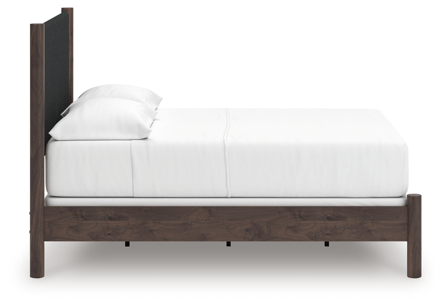 Pamytta Full Upholstered Panel Bed, Dresser and Mirror