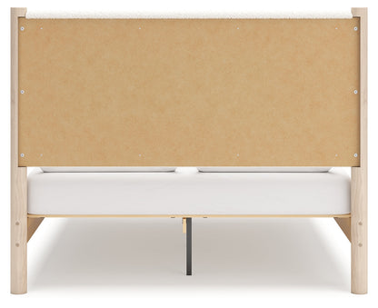 Cadmori Queen Panel Bed, Dresser, Mirror and Nightstand