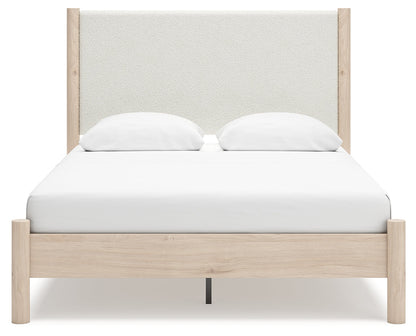 Cadmori Queen Panel Bed, Dresser, Mirror and Nightstand