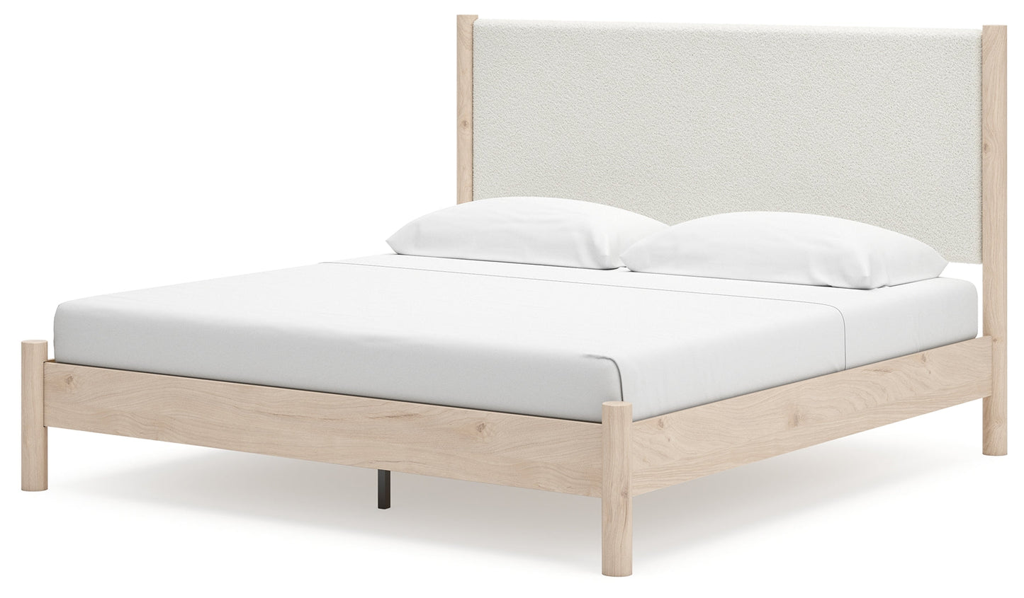 Cadmori King Upholstered Panel Bed