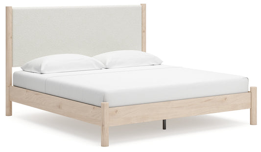 Cadmori King Upholstered Panel Bed