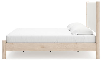 Cadmori King Upholstered Panel Bed