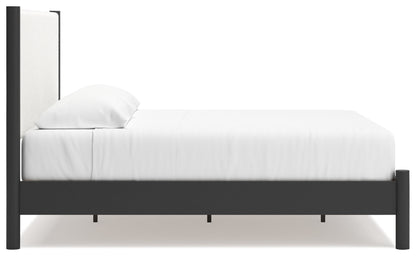 Cadmori King Upholstered Panel Bed