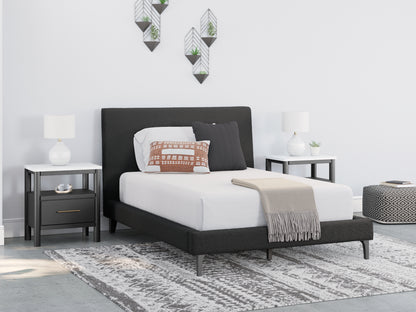 Cadmori Full Upholstered Bed with Roll Slats