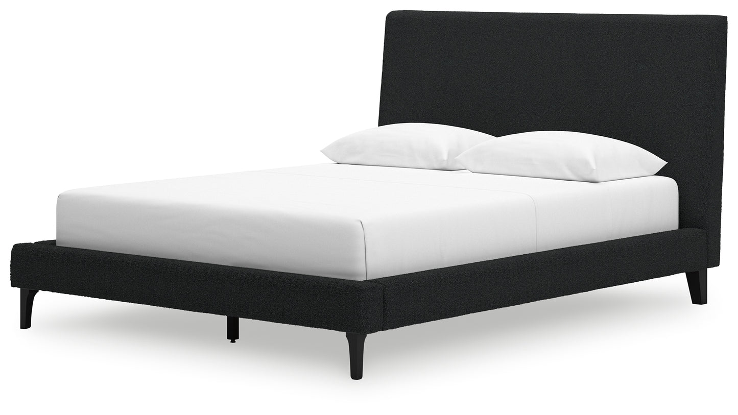 Cadmori Queen Upholstered Bed with Roll Slats