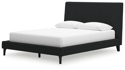 Cadmori Queen Upholstered Bed with Roll Slats