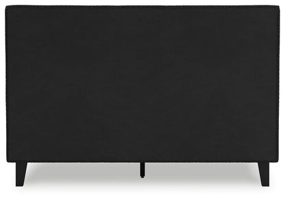 Cadmori Queen Upholstered Bed with Roll Slats