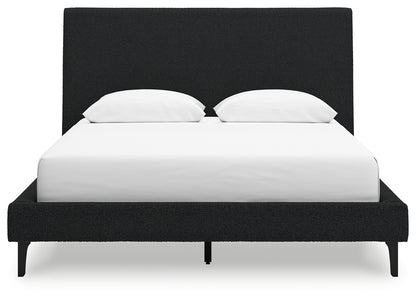 Cadmori Queen Upholstered Bed with Roll Slats