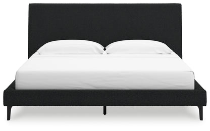 Cadmori King Upholstered Bed with Roll Slats